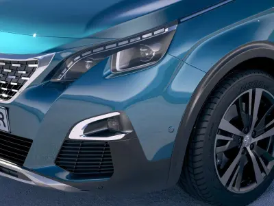 Peugeot 5008 2018 3D model