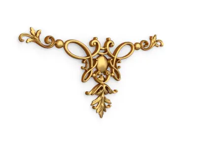 Classic decor ornament 322 3D model