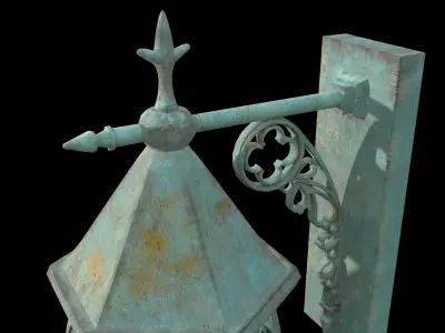 Old Lantern 3D model