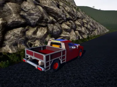 Mafira Truck Low-poly 3D model