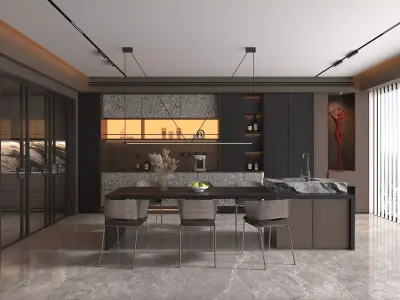 Living Room Scene 20 3D model