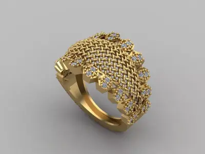 Women Ring 3DM Womens Ring 3d models 3D print model 3D print model 25