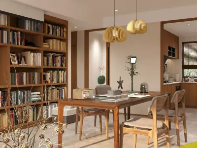 Living room 3D model