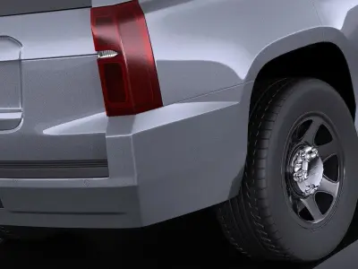 Chevrolet Tahoe PPV 2015 VRAY 3D model