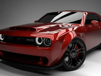 dodge challenger  3D model