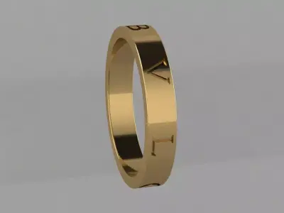 Ring Bvlgari 3D print model