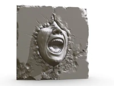 Struggle-Cry 3D print model