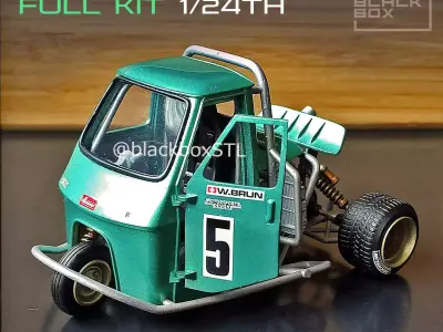 TURBO PROTO 3 wheeler FULL MODELKIT 1-24 3D print model