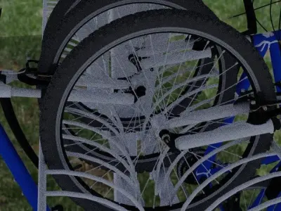 Luxury Bicicle Suport 3D model