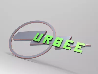 URBEE Logo Free 3D model