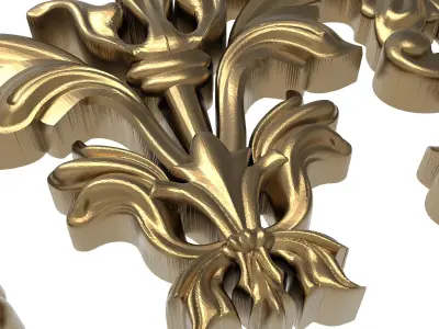  decorative pattern ready for 3D printing 3D model