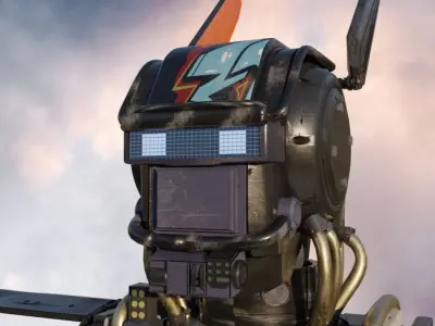 Chappie Character Free low-poly 3D model
