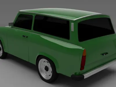 Trabant 601 estate 3D model