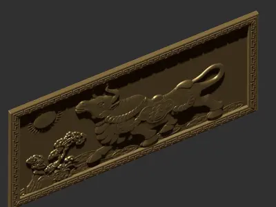 Bull Decoration 3D print model