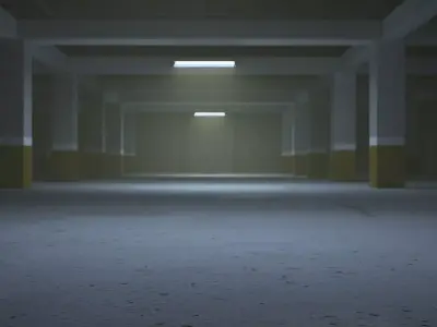 Parking Lot 3D model