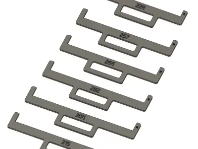 NASA Tire Template Tools Free 3D print model