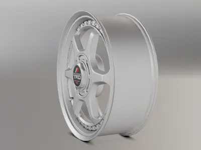 TRD TYPE F-T Low-poly 3D model