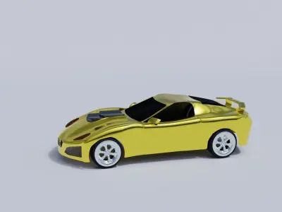 Chevrolet Corvette super car 3D model