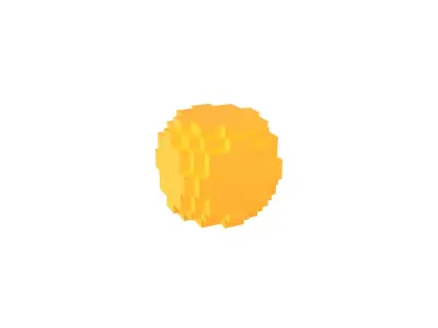 Table Tennis Ball v1 001 Low-poly 3D model