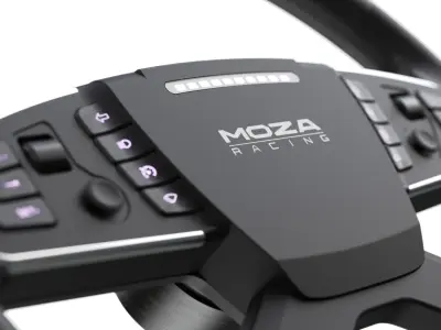 MOZA TSW Steering Wheel 3D model