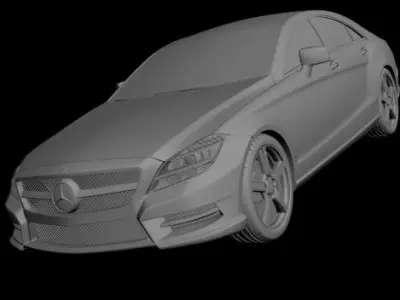 Mercedes Benz CLS350 CDI 2012 3D model