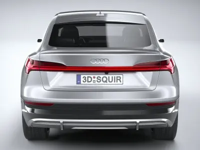 Audi E-Tron Sportback S-line 2021 3D model