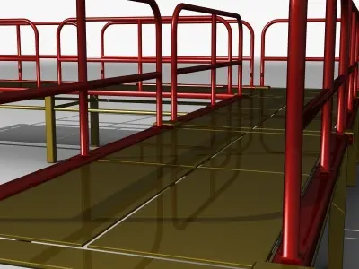 Steel Bridge 3D model