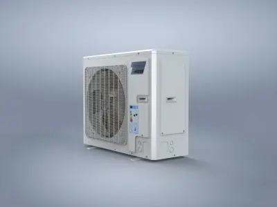 Air Condition External Unit cooling system 3D model