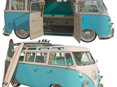 Volkswagen T1  3D model