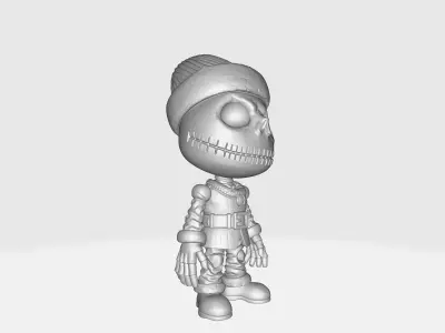 Jack Skellington Santa Claus Print Nightmare Before Christmas  3D print model