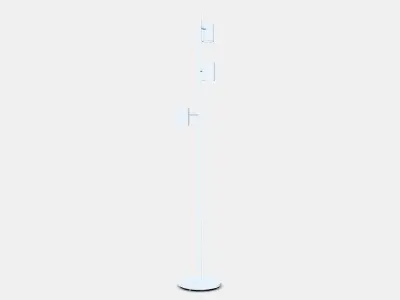 NYMANE Floor lamp with 3-spotlights Low-poly 3D model