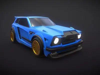 Fennec Rocket League 3D print model