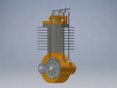 small engine 3d model 3D model