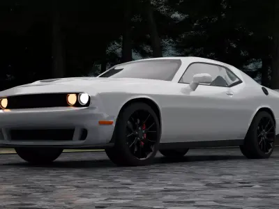dodge challenger srt hellcat 2015 3D model