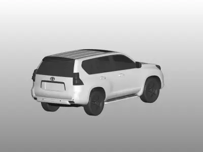 Toyota Land Cruiser Prado 3D model