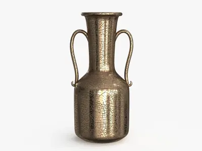 Metal Vase v1 Low-poly 3D model