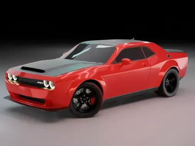 Dodge Challenger SRT Demon 3D model