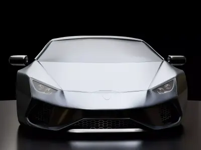 3D Sports Car 3D model