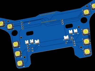 Porsche 911 GT3 Cup Steering Wheel for Sim Racing 3D Print ready 3D print model