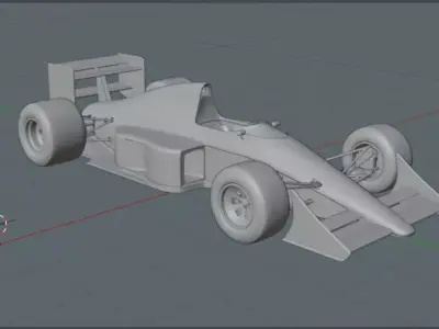 f1 McLaren car 3D model