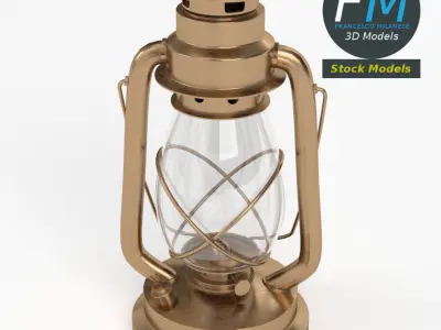 Kerosene lamp 3D model