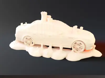 Candle Car Free 3D print model