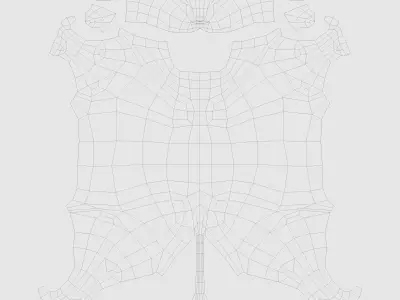 Buffalo bull in low polygons Low-poly 3D model