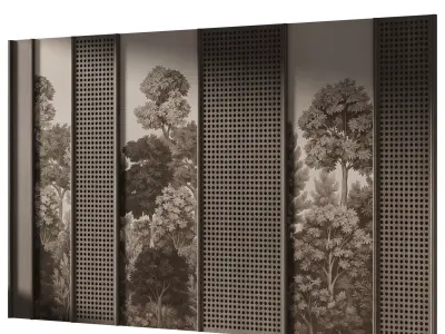 Decorative V86 Wall Panels 3D model