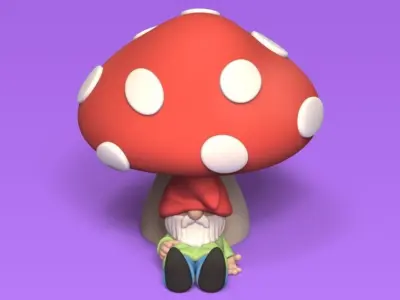 Lying Gnome 3D print model