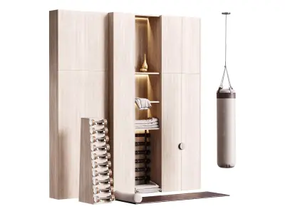 Gym equipment 06 3D model