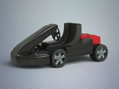 Go Kart 3D model