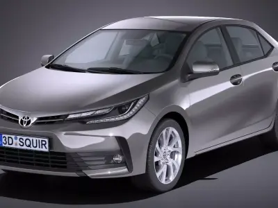 Toyota Corolla 2017 3D model