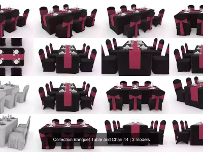 Collection Banquet Table and Chair 44