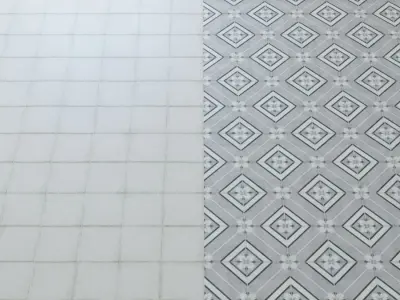 Porcelain tile collection EQUIPE ART NOUVEAU  EKIPE AR NUVO  3D model